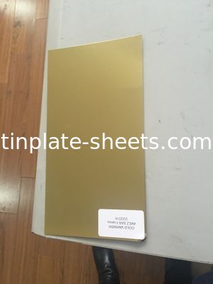 أوراق الصفيحة ذات الجودة الجيدة للتعبئة العلب JIS G3303 القياسية DR8 T4 T3 T2.5 2.8/2.8 نهاية الحجر