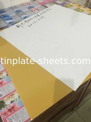 أوراق القصدير المحلاة مع 2.8/2.8 أو 2.8/5.6 طلاء القصدير 1.5-1.85MT الوزن لكل علبة