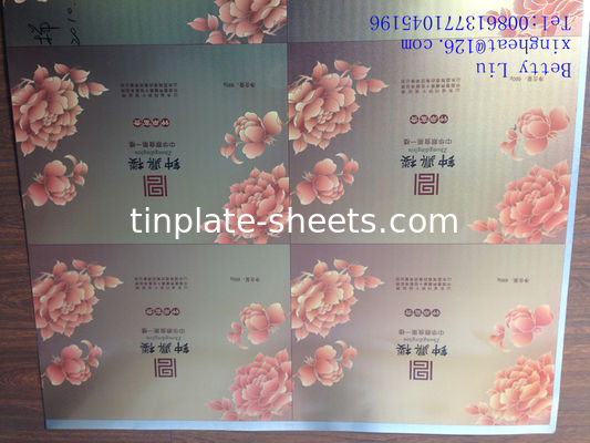 T2.5 T3 T4 T5 DR7 DR8 DR9 اللوحة الصلبة المطبوعة EN10202 المعيار 2.0/2.0 1.1/2.8 للعبوات الغذائية