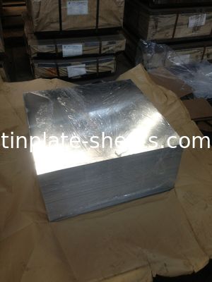 أوراق الصفيحة للعبوات JIS G3303 EN10202 القياسية T3 T4 T5 DR8 STONE FINISH أوراق الصفيحة الالكترولية