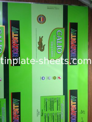 T2.5 T3 T4 T5 DR7 DR8 DR9 اللوحة الصلبة المطبوعة EN10202 المعيار 2.0/2.0 1.1/2.8 للعبوات الغذائية