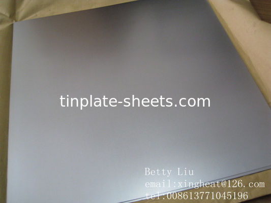 أوراق الصفيحة الالكتروليتية مع BA Annealing JIS G3303/EN10202/ASTM624 شروط الدفع القياسية L/C/T/T/DP 25 طن متري MOQ