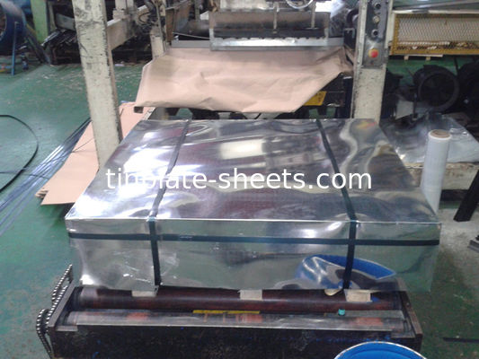JISG3303 صفائح الصفائح القصيرة الكهربائية القياسية T2 T2.5 T3 T4 الصفائح القصيرة الحرارية مصنع الصفائح القصيرة للحاويات الغذائية