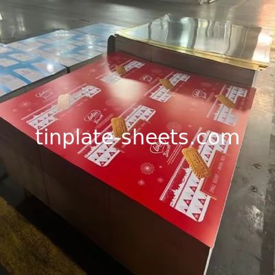 T2.5 T3 T4 T5 DR7 DR8 DR9 اللوحة المطبوعة EN10202 المعيار 2.8/2.8 لعبوات الطعام