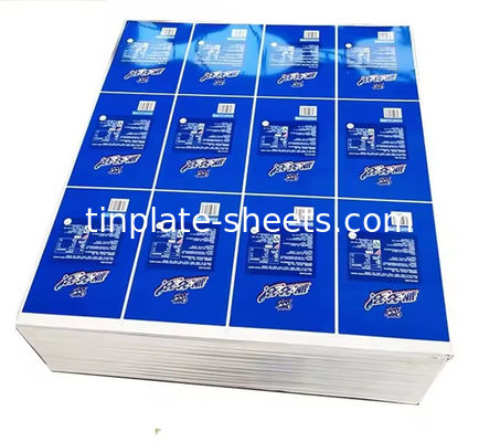T2.5 T3 T4 T5 DR7 DR8 DR9 اللوحة المطبوعة EN10202 المعيار 2.8/2.8 لعبوات الطعام