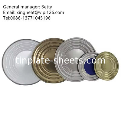 أوراق القصدير الكهربائية لصناعة التعبئة والتغليف مادة MR و SPCC 0.13-0.48mm سمك 600mm-986mm العرض