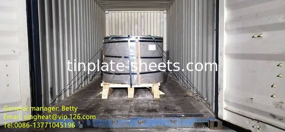 أوراق القصدير الكهربائية للتعبئة والتغليف 0.13-0.48mm سمك 600mm-986mm العرض