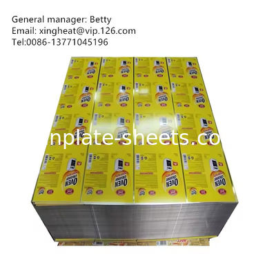ASTM624 الصفائح القماشية الكهربائية القياسية T2 T2.5 T3 T4