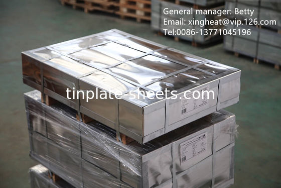 طوب من الصفيح الصفيح لصناعة التعبئة والتغليف 25 طن متري MOQ EXW/FOB/CFR/CIF L/C/T/T/DP شروط الدفع مواد MR و SPCC