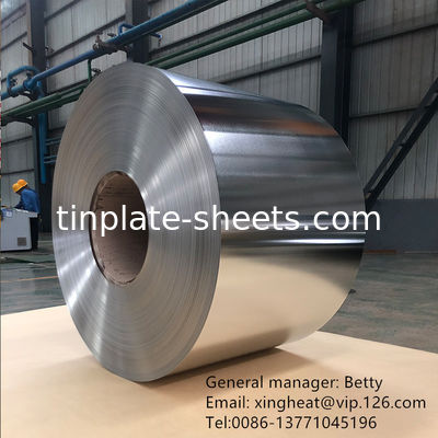 أوراق الصفيحة للصفائح الكيميائية والمواد الغذائية MR SPCC المادة 0.15-0.49mm سمك 600mm-986mm العرض النهاية الساطعة