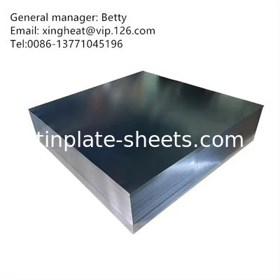 الصفائح الفولاذية T2-T5 MR SPCC TFS ذات الأداء العالي 100% قابلية لإعادة التدوير