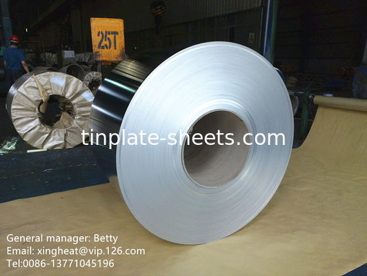 الصفيحة الكهربائية 2.8/2.8 JIS G330 لعلب الطعام 1.1/1.1 مصنع الصفيحة T2.5 T3 T4 T5 DR8 DR9