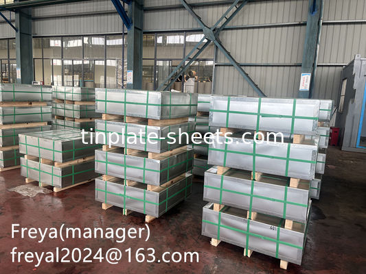أوراق القصدير عالية الأداء للعبوات التعبئة والتغليف JIS G3303 المعيار 2.8/2.8 T4 T5 T3 T5 DR8 STONE FINISH