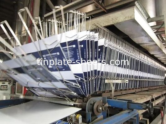 ورقة من القصدير المطبوعة القابلة للتخصيص مع النهاية الساطعة / الحجر / الفضة / مت 600-986mm العرض 1.5-1.85MT الوزن لكل حزمة
