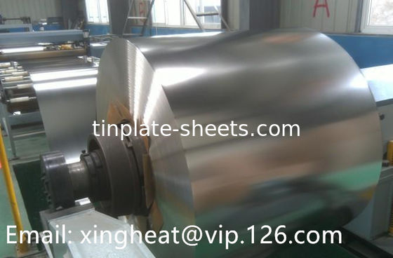 MR SPCC ملف طلاء القصدير Max 2000mm قطر خارجي للتصنيع يمكن T3 T4 T5