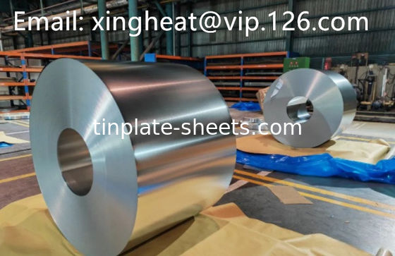 الصفيحة الصفيحة ذات الجودة الجيدة الملفوفة 0.15mm-0.49mm سمك 2.8/2.8 2.0/2.0 طبقة الصفيحة T2.5 T3 T4 T5 الحجر النهاية النهاية الساطعة