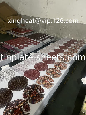 T2.5 T3 T4 T5 DR7 DR8 DR9 اللوحة المطبوعة EN10202 المعيار 2.0/2.0 للعبوات الغذائية
