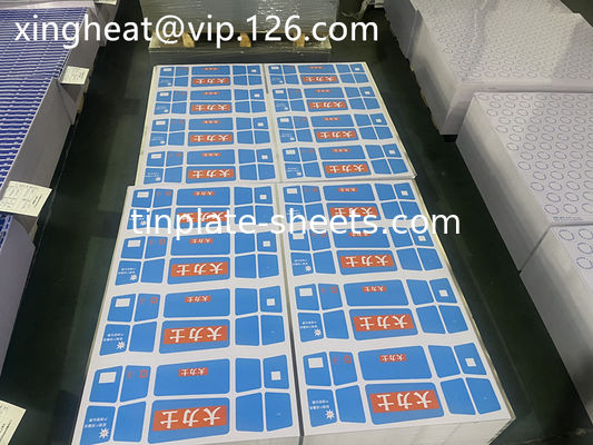 أوراق الصفيحة ذات الجودة الجيدة 2.0/2.0 2.8/2.8 JIS G3303 معيار DR8 T4 T3 T2.5 2.8/2.8 النهاية الحجرية