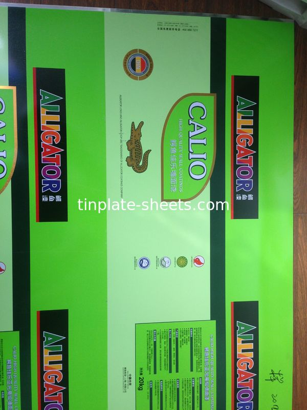 T2.5 T3 T4 T5 DR7 DR8 DR9 اللوحة الصلبة المطبوعة EN10202 المعيار 2.0/2.0 1.1/2.8 للعبوات الغذائية