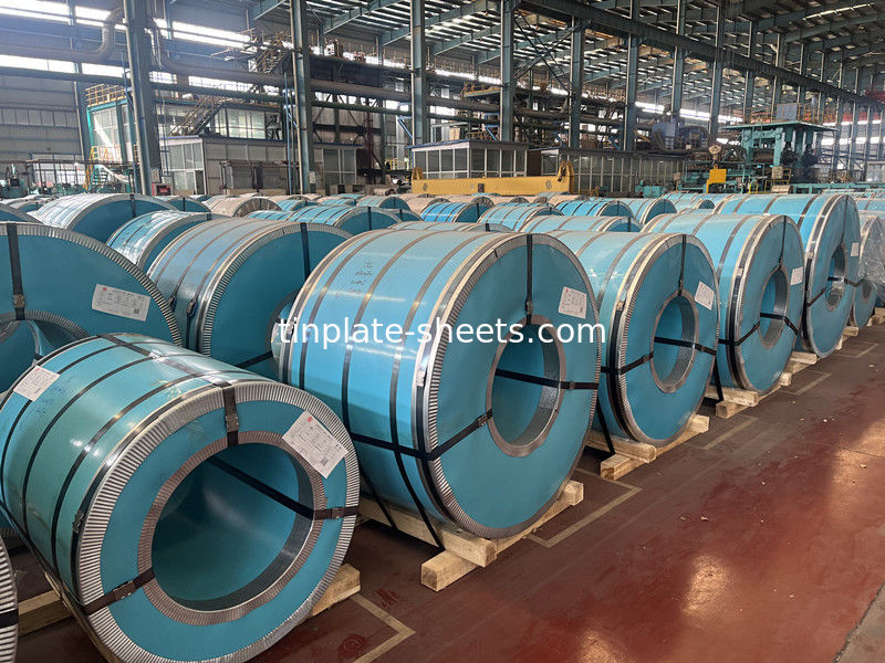 الصفيحة الصفيحة ذات الجودة الجيدة الملفوفة 0.15mm-0.49mm سمك 2.8/2.8 2.0/2.0 طبقة الصفيحة T2.5 T4 T5 الحجر النهاية النهاية الساطعة