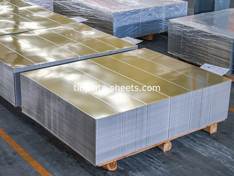 JIS G3303 EN10202 و ASTM624 الصفائح القصيرة القياسية للصناديق الكيميائية وصناديق الطعام