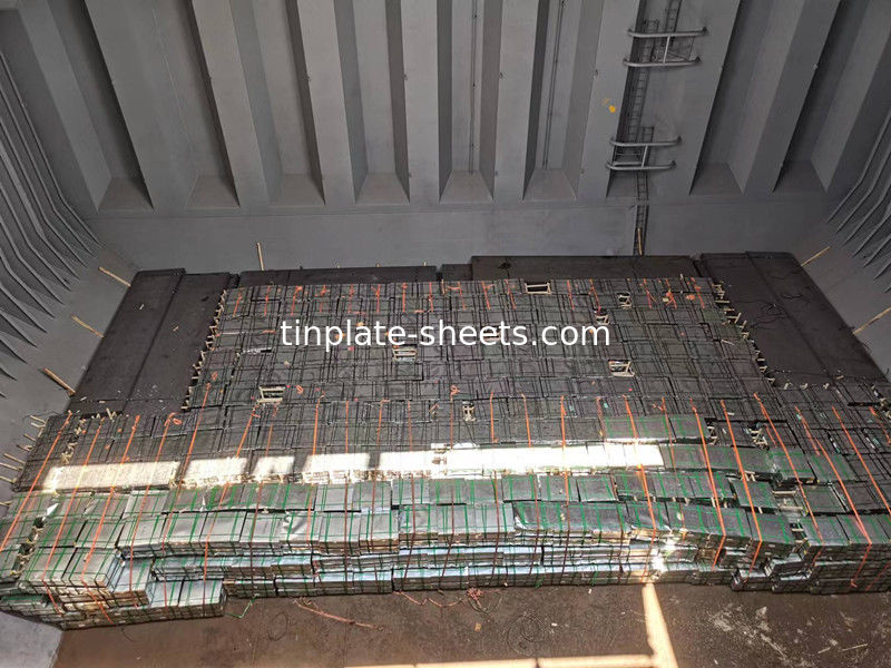 أوراق الصفيحة المعدنية للعبوات JIS G3303 القياسية T3 T5 DR8 STONE FINISH