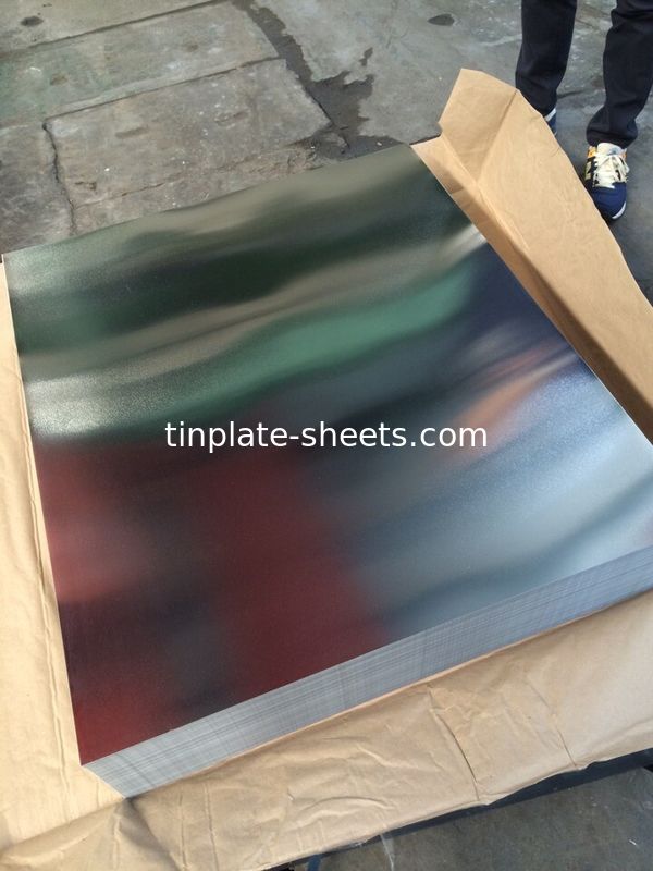 أوراق القصدير عالية الأداء للعبوات التعبئة والتغليف JIS G3303 المعيار 2.8/2.8 T4 T5 T3 T5 DR8 STONE FINISH