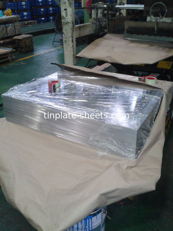 صفيحة من الصفيحة الخزفية للتعبئة العلب العلب الكيميائية JIS G3303 القياسية T3T4T5 DR8 STONE FINISH صفائح من الصفيحة الخزفية الكهربائية