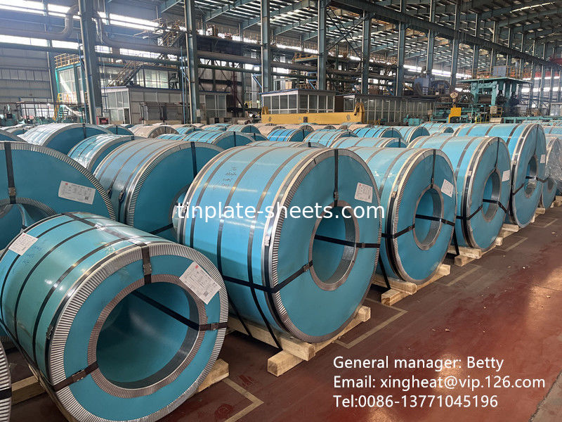 أوراق الصفيحة للصفائح الكيميائية والمواد الغذائية MR SPCC المادة 0.15-0.49mm سمك 600mm-986mm العرض النهاية الساطعة