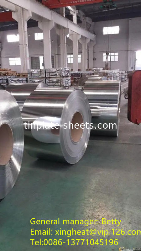 الصف 4 للأغذية ورقة القصدير المطبوعة بالألوان مع BA CA Annealing 2.8/2.8