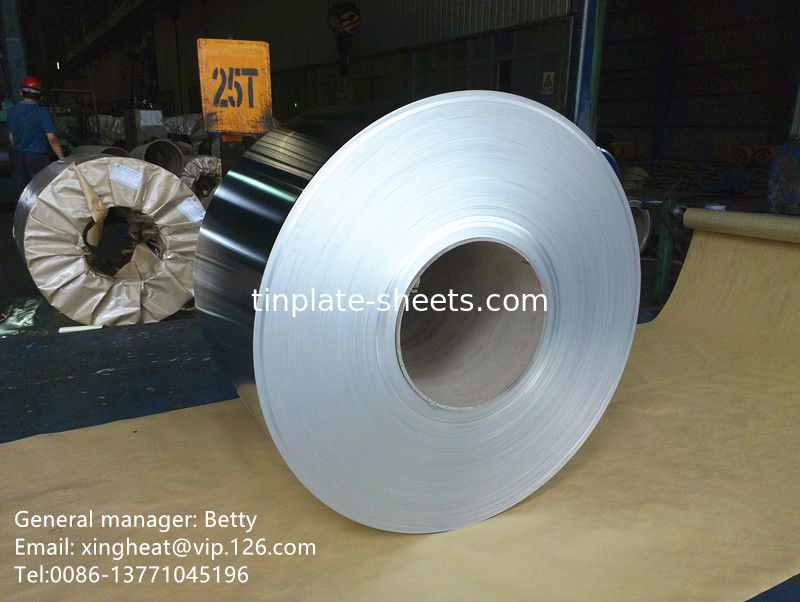 3-8 طن طوب الفولاذ الخالي من الصلب JIS G3303 سطح الحجر القياسي النهائي T3 T4 T5Temper