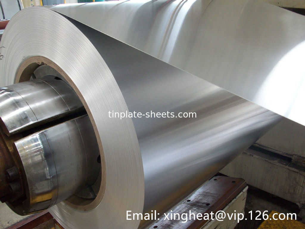 طاحونة الصلب الصلب طوافة الصلب 0.15mm-0.40mm سمك 2.8/2.8 2.0/2.0 طبقة الصلب T2.5 T3 T4 T5 حجر النهاية النهاية الساطعة