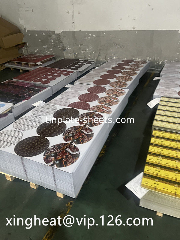 2- 6 طباعة ملونة من الصفائح الفولاذية 2.8/2.8 صبغ الصفائح الصفائح الطباعة الصفائح الصفائح الغذائية والكيميائية