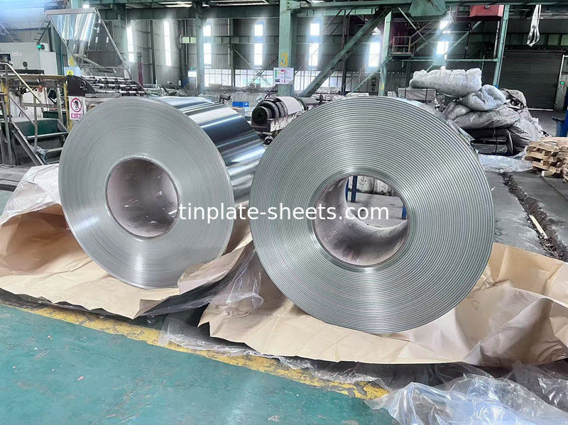 الصفائح الالكتروليتية من الصفيحة MR و SPCC المواد 0.13-0.48mm سمك 600mm-986mm العرض 600mm-1160mm طول القطع T2-T5 الحرارة