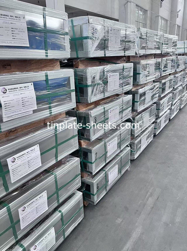 الصفيحة المطبوعة المقاومة للتآكل للحاويات الهوائية 0.15-0.49mm سمك و 600mm-1160mm طول القطع