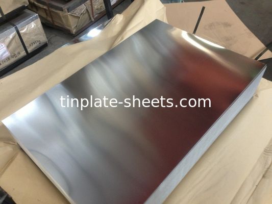 أوراق الصفيحة المعدنية للعبوات JIS G3303 القياسية T4 T3 T5 DR8 STONE FINISH ورقة الصفيحة المعدنية