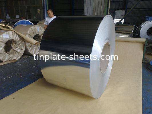 600mm-990mm عرض الصفيحة القصدير لفائف مقاومة للارتداء لتطبيق العلب