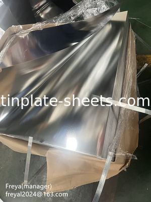الصفيحة الالكتروليتية، طلاء الصفيحة 2.8/2.8 2.0/5.0صناعة مصنع الصفيحة T2.5 T3 T4 T5 DR8 DR9