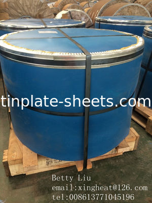 مادة MR و SPCC أوراق الصفيحة الصفيحة للحاويات الكيميائية والغذائية 0.15-0.49mm سمك 600mm-1160mm طول القطع